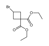 diethyl 3-bromocyclobutane-1,1-dicarboxylate Structure