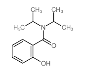 2-hydroxy-N,N-dipropan-2-yl-benzamide Structure