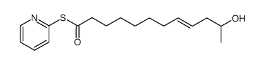 S-(pyridin-2-yl) (E)-11-hydroxydodec-8-enethioate结构式