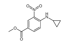 Methyl 4-(cyclopropylamino)-3-nitrobenzoate Structure