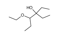 4-ethoxy-3-ethyl-hexan-3-ol Structure