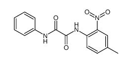 N-(4-methyl-2-nitro-phenyl)-N'-phenyl-oxalamide Structure