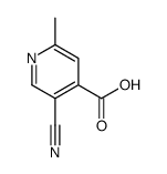 5-氰基-2-甲基异烟酸结构式