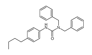 1,1-dibenzyl-3-(4-butylphenyl)urea Structure