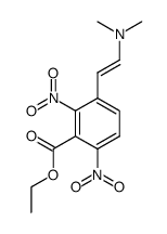 3-(2-dimethylamino-vinyl)-2,6-dinitro-benzoic acid ethyl ester Structure