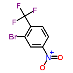 2-溴-4-硝基-1-(三氟甲基)苯结构式