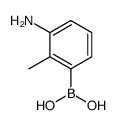 (3-amino-2-methylphenyl)boronic acid Structure