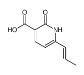 2-Oxo-6-((E)-propenyl)-1,2-dihydro-pyridine-3-carboxylic acid Structure