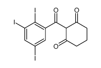 2-(2,3,5-triiodobenzoyl)cyclohexane-1,3-dione Structure