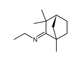 Ethyl-[(R)-1,3,3-trimethyl-bicyclo[2.2.1]hept-(2Z)-ylidene]-amine Structure