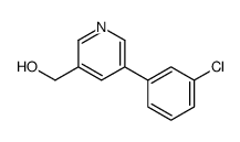 [5-(3-chlorophenyl)pyridin-3-yl]methanol structure