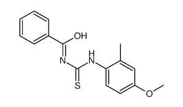 N-[(4-methoxy-2-methylphenyl)carbamothioyl]benzamide Structure