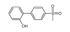 4-(甲基磺酰基)-[1,1-联苯]-2-醇结构式