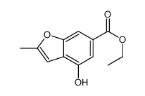4-羟基-2-甲基苯并呋喃-6-羧酸乙酯结构式