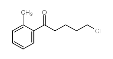 5-CHLORO-1-(2-METHYLPHENYL)-1-OXOPENTANE Structure