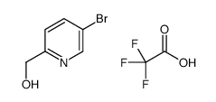 (5-Bromo-2-pyridinyl)methanol trifluoroacetate (1:1)结构式
