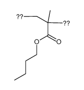 聚(甲基丙烯酸丁酯)结构式