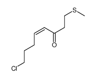 8-chloro-1-methylsulfanyloct-4-en-3-one Structure