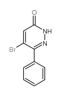5-溴-6-苯基哒嗪-3(2H)-酮结构式