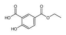 1,3-Benzenedicarboxylic acid, 4-hydroxy-, 1-ethyl ester结构式