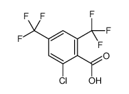 2-chloro-4,6-bis(trifluoromethyl)benzoic acid结构式