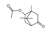 dl-6-acetoxy-bornan-3-one结构式