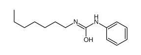 1-Heptyl-3-phenylure结构式