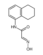 2-hydroxyimino-N-(5,6,7,8-tetrahydronaphthalen-1-yl)acetamide结构式