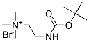 Trimethyl (2-N-t-Butoxycarbonylamino)ethylammonium bromide Structure