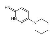 5-(1-哌啶基)-2-氨基吡啶结构式