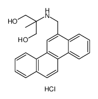 1,3-Propanediol, 2-[(6-chrysenylmethyl)amino]-2-methyl-, hydrochloride Structure