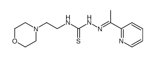 2-Acetylpyridine 4-(2-morpholinoethyl)thiosemicarbazone Structure