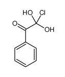 2-chloro-2,2-dihydroxy-1-phenylethanone结构式