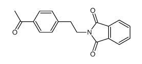 2-(4-acetylphenethyl)isoindoline-1,3-dione Structure
