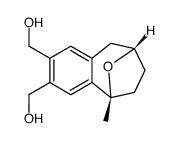 (4-hydroxymethyl-1-methyl-12-oxa-tricyclo[7.2.1.02,7]dodeca-2,4,6-trien-5-yl)methanol Structure