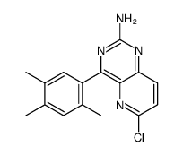 6-chloro-4-(2,4,5-trimethylphenyl)-pyrido[3,2-d]pyrimidin-2-ylamine Structure