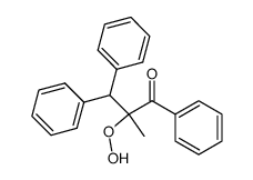 2-hydroperoxy-2-methyl-1,3,3-triphenyl-propan-1-one结构式