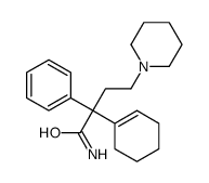 2-(cyclohexen-1-yl)-2-phenyl-4-piperidin-1-ylbutanamide Structure