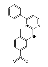 N-(2-methyl-5-nitrophenyl)-4-phenylpyrimidin-2-amine Structure