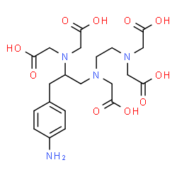 p-NH2-Bn-DTPA(B-300) structure