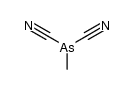 methyl arsenic(III) dicyanide Structure