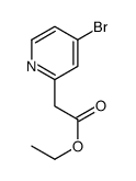 ethyl 2-(4-bromopyridin-2-yl)acetate structure