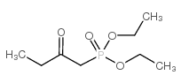 二乙基(2-氧丁基)膦结构式