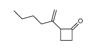 2-(HEX-1-EN-2-YL)CYCLOBUTANONE结构式