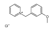 1-[(3-methoxyphenyl)methyl]pyridin-1-ium,chloride Structure