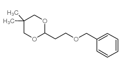 2-[2-(苄氧基)乙基]-5,5-二甲基-1,3-二噁烷结构式