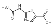 2-(乙酰基氨基)-5-噻唑羧酸结构式