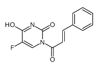 5-fluoro-1-(3-phenylprop-2-enoyl)pyrimidine-2,4-dione结构式