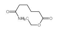 Hexanoicacid, 6-amino-6-oxo-, ethyl ester Structure