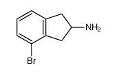 4-bromo-2,3-dihydro-1H-inden-2-amine Structure